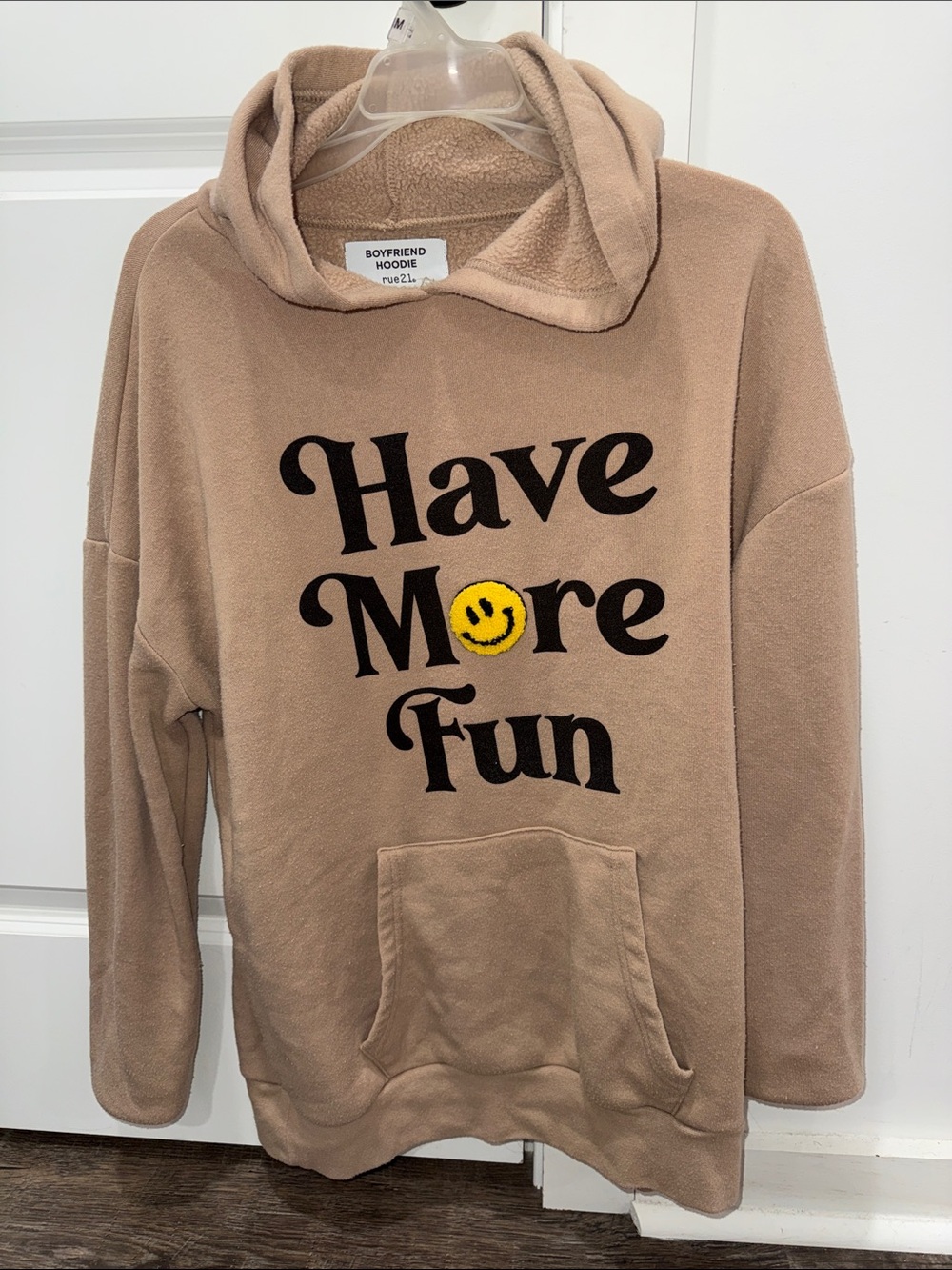 Women’s light brown hoodie